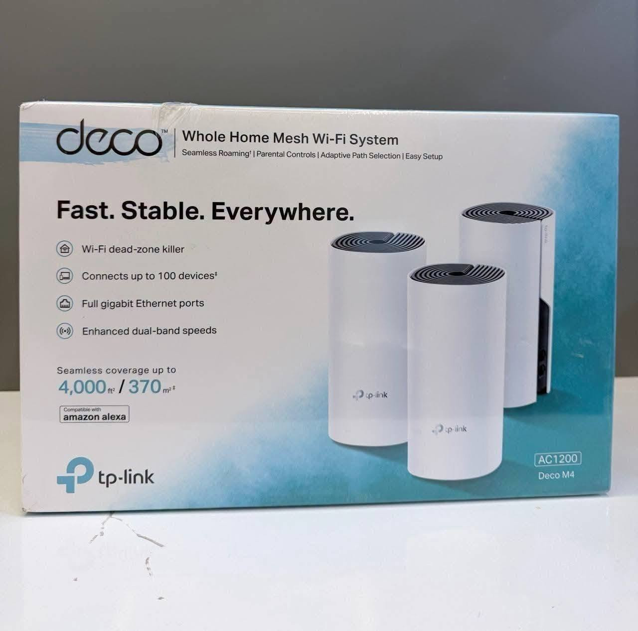 💪 DECO-TP–LINK✌️ 

🔰 DECO-M4 Ac1200-1pcs
✅ بسعر…. 50 الف 
🔰 DECO-M4 Ac1200-2pcs
✅ بسعر…. 90 الف 
🔰 DECO-M4 Ac1200-3pcs
✅ بسعر…. ب120 الف 

لطلب والاستفسار التواصل خاص او واتساب *********** التوصيل خلال 24ساعة
