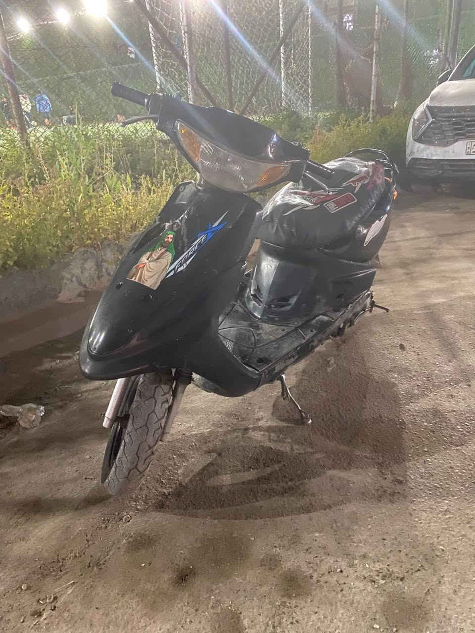 سلام عليكم ماكس قجمه 120 الدراجه مزروعه تزويد💯
1-سلف رياضي 55
2-دبل خلفي رياضي لون مشمشي
3-صالنصه رياضي FM 
4-ستان صفح رياضي 
5-صدر امامي جديد.
6-كشن رياضي
الدراجه شلعه ومعدل خير من الله 
كهربائيات كله شغاله بيه بس البجم مكسوره منه صفحه مثل ما موضح ب الصور
السعر(350) العنوان بغداد الشعب حي اور  هاتف ***********
