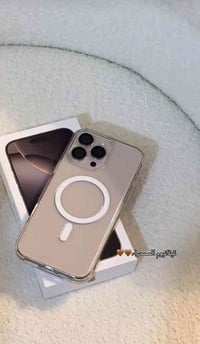 آيفون 16 برو ماكس للبيع مگفول من كلشي / استخدام شهرين  ذاكره / 256 بطا...