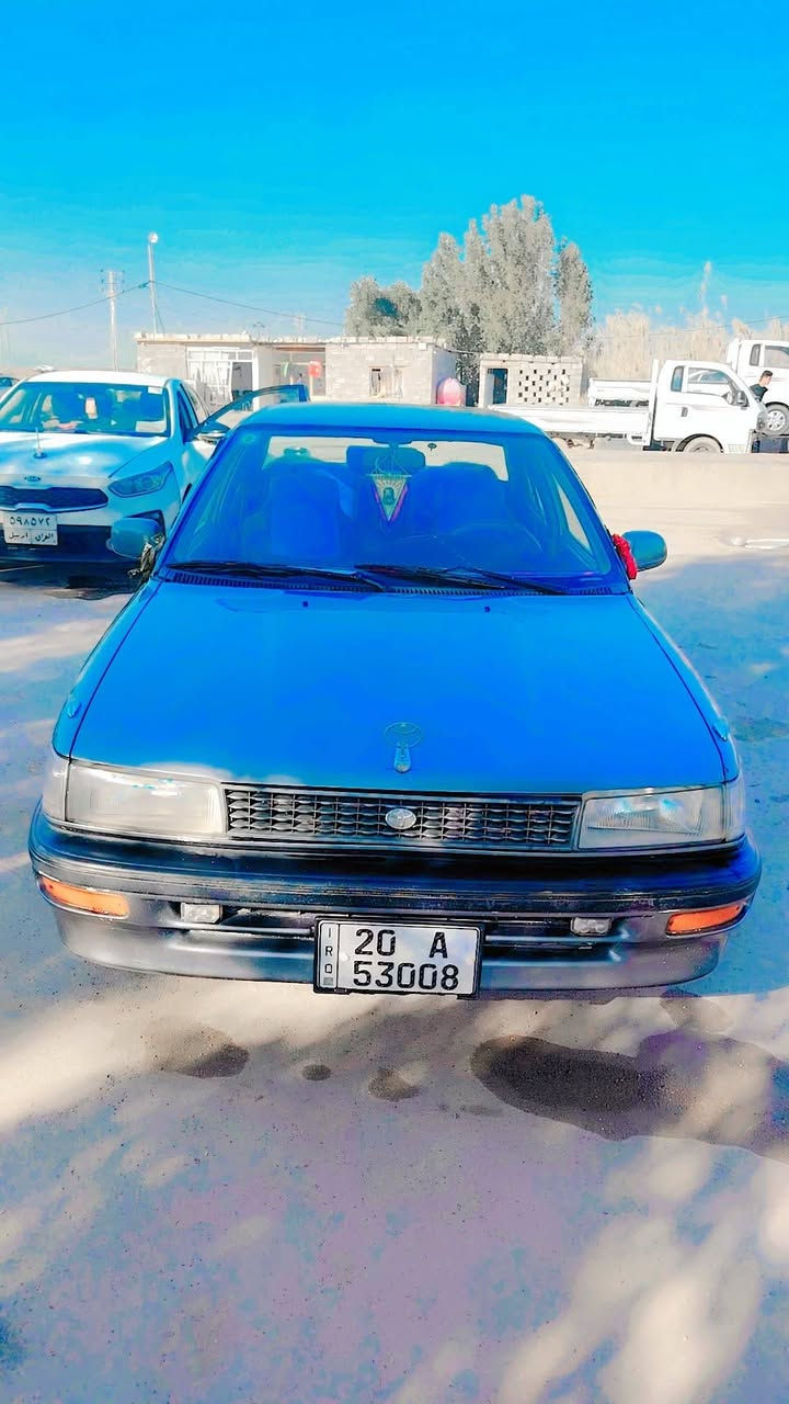 سلام عليكم. سياره كورلا للبيع موديل 1990
سياره مكفوله كفاله عامه كير و محرك واكسن وكهربائيات شغاله ماعدا مصبوغه حزام جماليه 

سعر 53 ورقه بيها مجال بسط للشراي ***********
