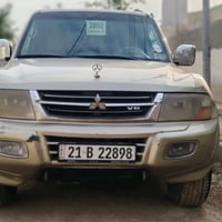 وبركاته  اخوان باجيرو ٢٠٠٢ سياره حلوه خير من الله مصبوغه عام اثر جراد ...