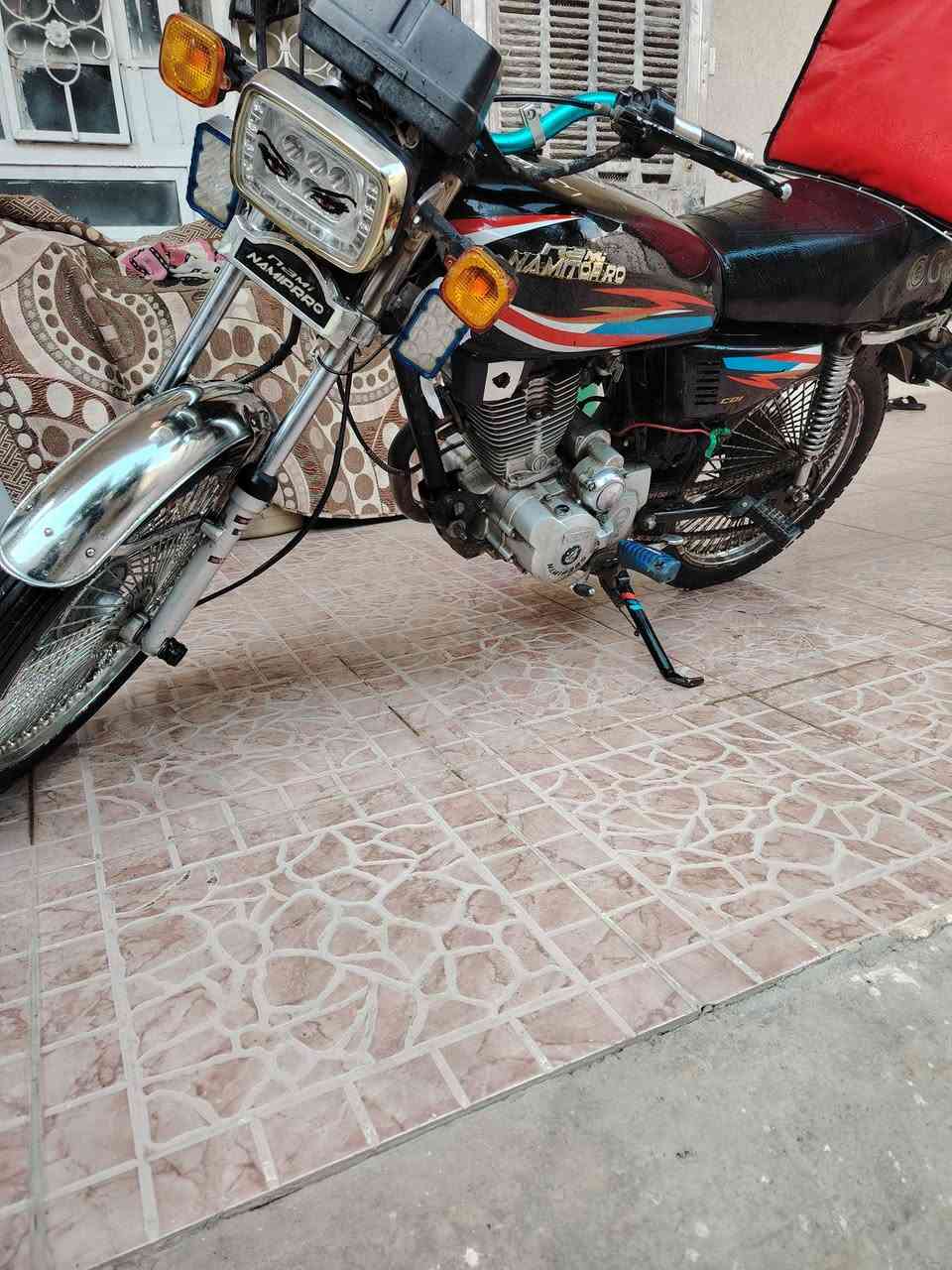 سلام عليكم دراجه للبيع نامي برو موديل 2020 محرك 200 دراجه خير من الله مكاني ديالئ  السعر 425وبيها مجال اتصل ع رقم *********** مستعجله ع بيعتها
