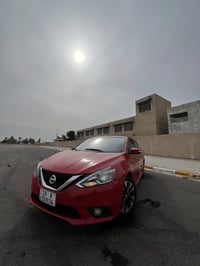 نيسان سنترا 2019 أمريكي حادث جاملغ وبنيد  مواصفات SR فول عدا الفتحه مح...