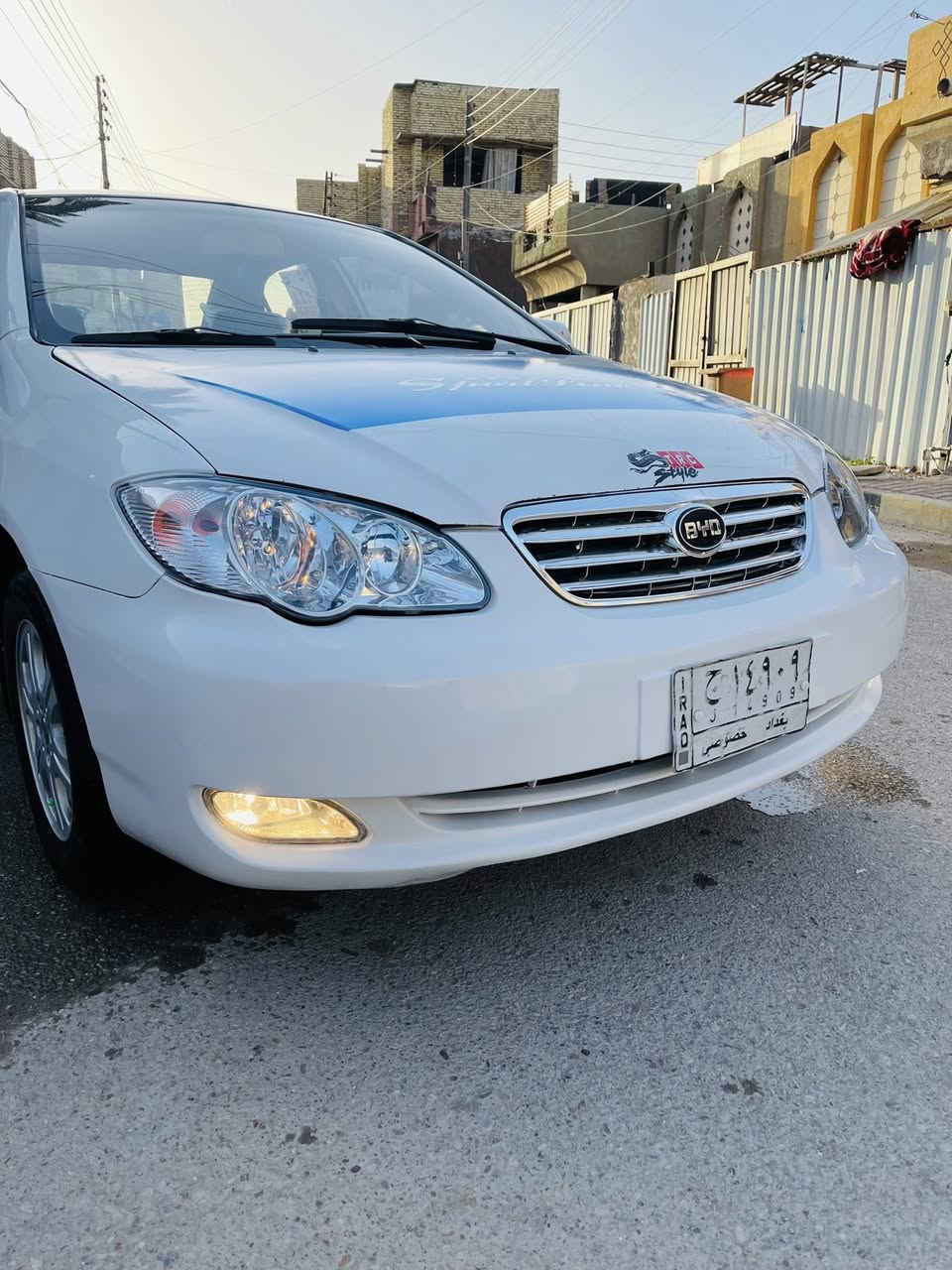 سلام عليكم
بيوايدي F3 كير عادي 
موديل 2011 مسجله 2010
كير ومحرك خير من الله تبريد ثلج 
صدر جديد كهربائيات كلها شغاله جام كهربائي 
 مكفوله من الظربه بيها الهلالات معمره
السعر 57 مكاني بغداد 
 ***********
