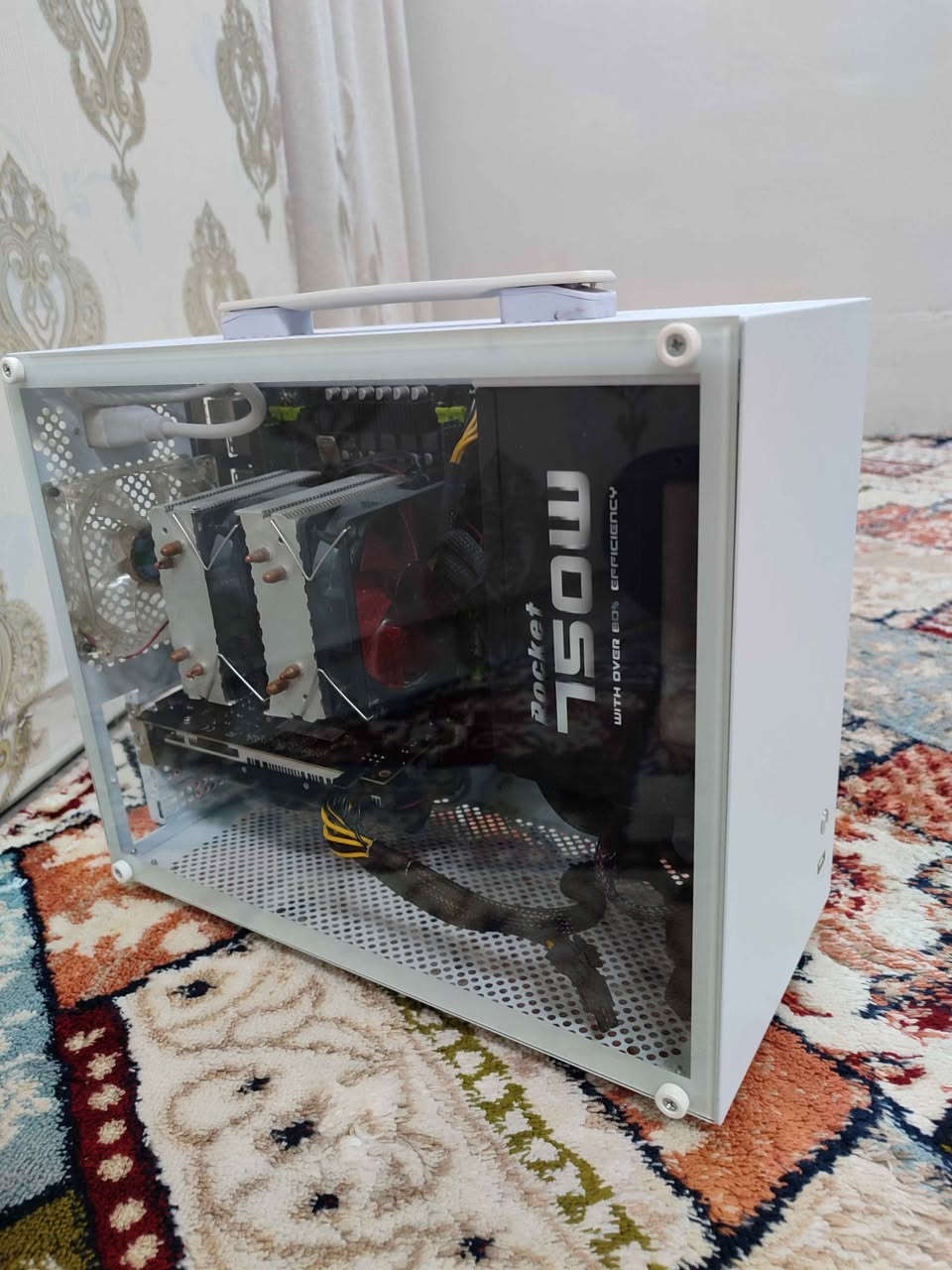 ﷽

کەیسی گەیمینگ  بۆ فرۆشتن 

مواسەفاتەکانی:

Cpu : xeon e5 2680 v4 14 core 28 thread

Motherboard: Machinist x99 pr9

Gpu: rx470 4gb لە ١٠٥٠ تی ئای بەهێزترە 

Storage: 500gb hdd

Psu : 750w rocket rgb

RAM: 8+16gb ddr4 2400mhz = 24gb

نرخی: ٢٨٠ هەزار 
شوێن: چەمچەماڵ گەیاندنم نییە شمشمل, السليمانية


**إذا كنت صاحب هذا الإعلان وتريد حذفه لأي سبب، رجاءا أرسل رسالة إلى الدعم الفني**