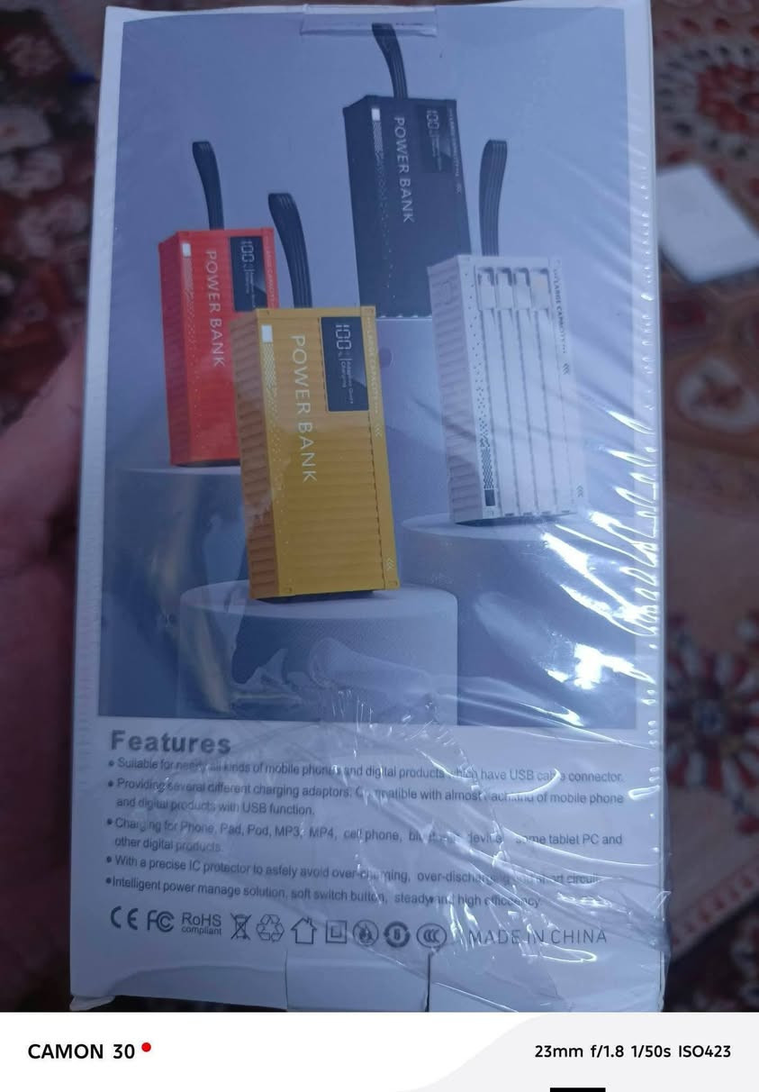 بور بنك السعه 30000 Ah والقوة 120 واط بسعر 25 الف


**إذا كنت صاحب هذا الإعلان وتريد حذفه لأي سبب، رجاءا أرسل رسالة إلى الدعم الفني**