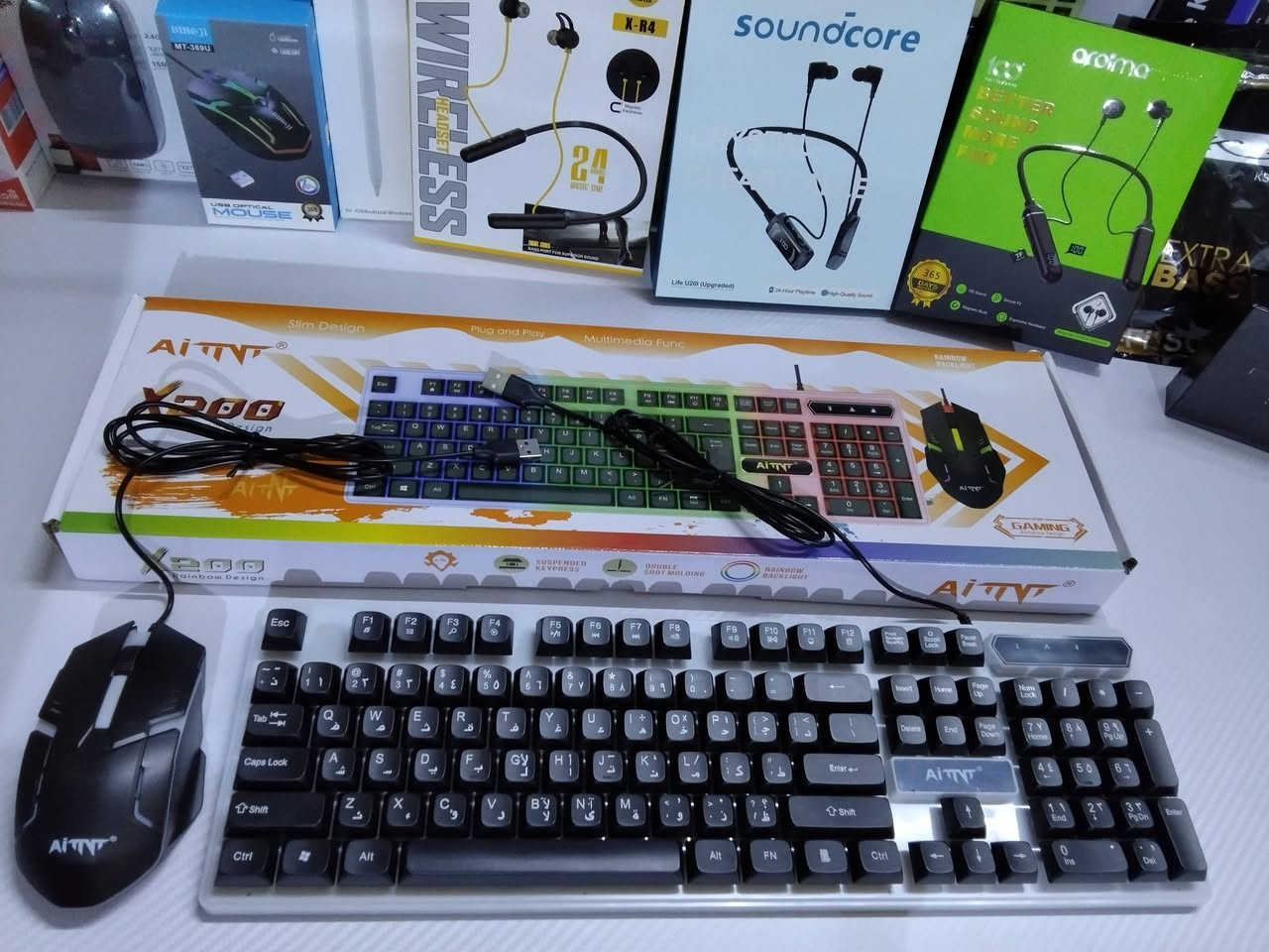 السلام عليكم
كيبورد وماوس ضوئي واير 
السعر 12الف
مكاني نجف الاشرف 
موجود توصيل لجميع المحافظات العراق


**إذا كنت صاحب هذا الإعلان وتريد حذفه لأي سبب، رجاءا أرسل رسالة إلى الدعم الفني**