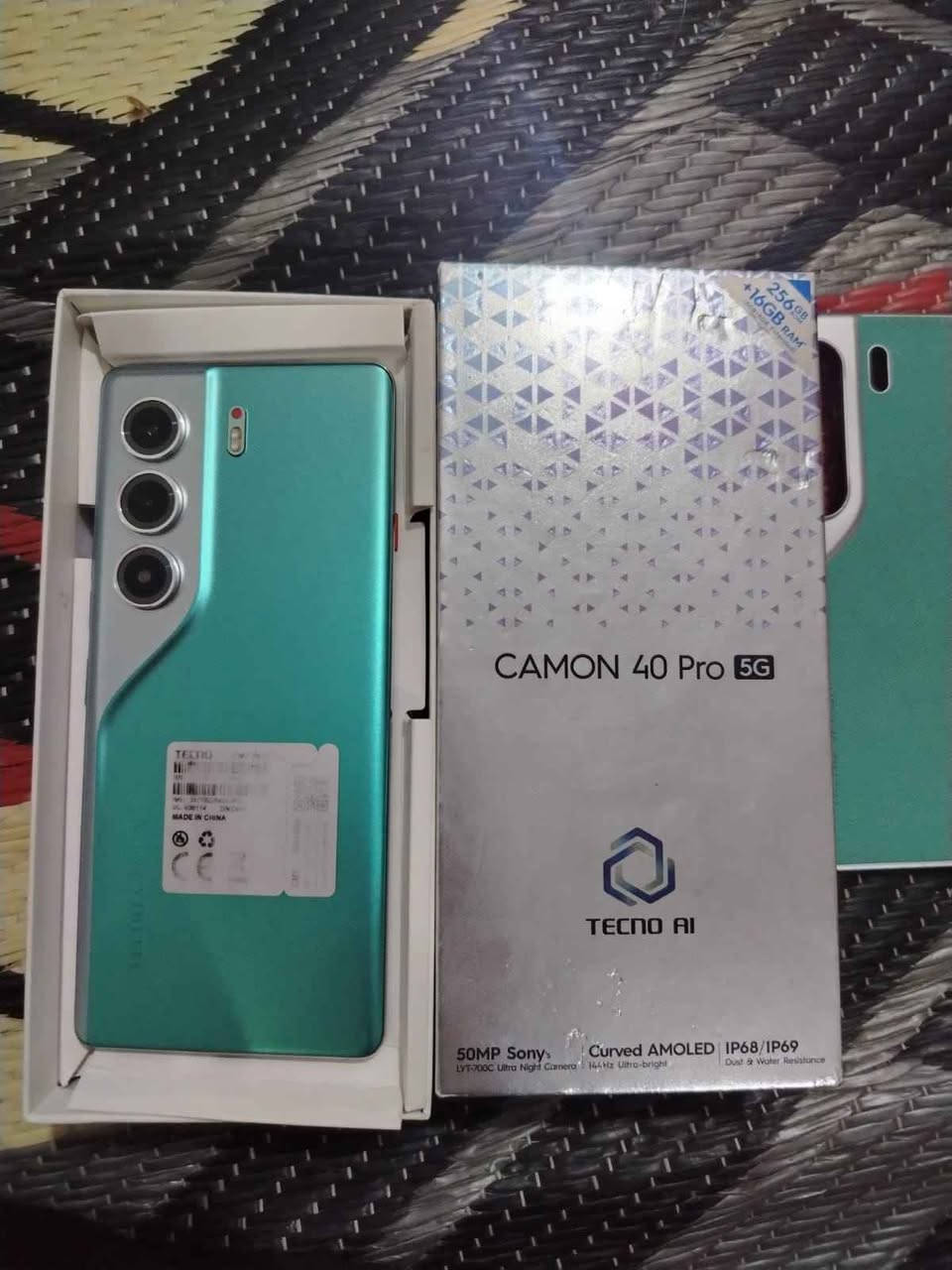 تكنو كامون 40 برو فايف جي مو العادي 

اخو الجديد

ذاكره 256 

144 خير

90 فريم

معالج 7300 دايمنستي

مقاوم للمام والغبار 

دبل سبيكير ستيرو

بطاريه 5200

شاحنه 45 واط. كامل غراضه النجف, العراق


**إذا كنت صاحب هذا الإعلان وتريد حذفه لأي سبب، رجاءا أرسل رسالة إلى الدعم الفني**