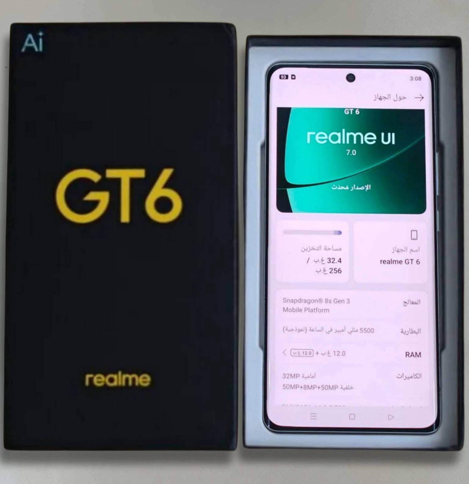 ريلمي Realme GT6 5G فلاكشب كيلر أعلى فئه

مستخــدم نظافه 100%100 كامل الملحقات

الذاكرة الداخلية : 256 كيكابايـــــــــــــــــــت

الـــــــــــــــرام : 12+12 كيكابايـــــــــــــــــــت

العنـــــ✍️ـــوان 

محافظــــة - واســـط - الكــــوت - مـــركز المدينــــة

التواصــل فقـــط على الواتسـاب ***********

التوصيـــــل متوفــــــر الى جـــميع المحافظـــات💨🚕
