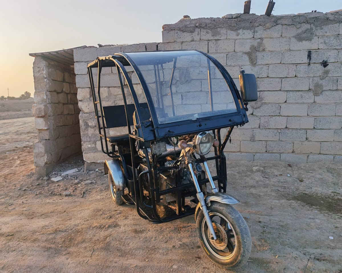 دراجة ذوي الاحتياجات الخاصة (معوقين) ٣ تايرات محور مكينه ستوته MTR  نضيفة وبريك خلفية دسك بريك قوي دبلات امامي جديد كلها شغاله سلف ليت هورن اشاير شراي يتصل *********** السعر (500)الف
