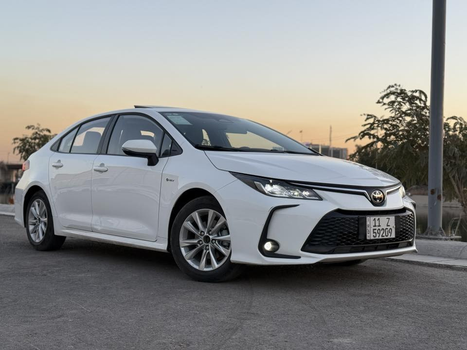 السلام عليكم
كورلا هايبرد 2025 للبيع

فول مواصفات
سلايت 
كراسي جلد اصلي
رادار + تحديد مسار طريق + قيادة ذاتيه 
بصمة تشغيل + دخول ذكي  يدة الباب
هاندر بريك بصمة + اوتو هولد 
كيجات ديجتل 
تبريد بيانو + كامره خلفيه دوارة + كار بلي 
تبريد قطعتين 
لايت زينون عالي ناصي + بروجكتر لد زينون + لد صباحي زينون+ بكلايت لد 
 حساس اطار + حساس مطر + حساس لايت داينمك عالي ناصي اوتو 
يفو مود + مود درايف + مانع انزلاق 
 تحكم  الستيرن كامل مع كروس سرعه
ويل كب  حجم 16

سياره بيه رصعه اسفل الباب باقيه ع وضعه جدا بسيطه
غراض سياره كلهن بجيس بعدهن ممفتوحات 
مكاني بغداد

‏‭0773 489 8688‬
‏‭0790 316 8635‬
‏‭0787 652 9128‬وتساب
