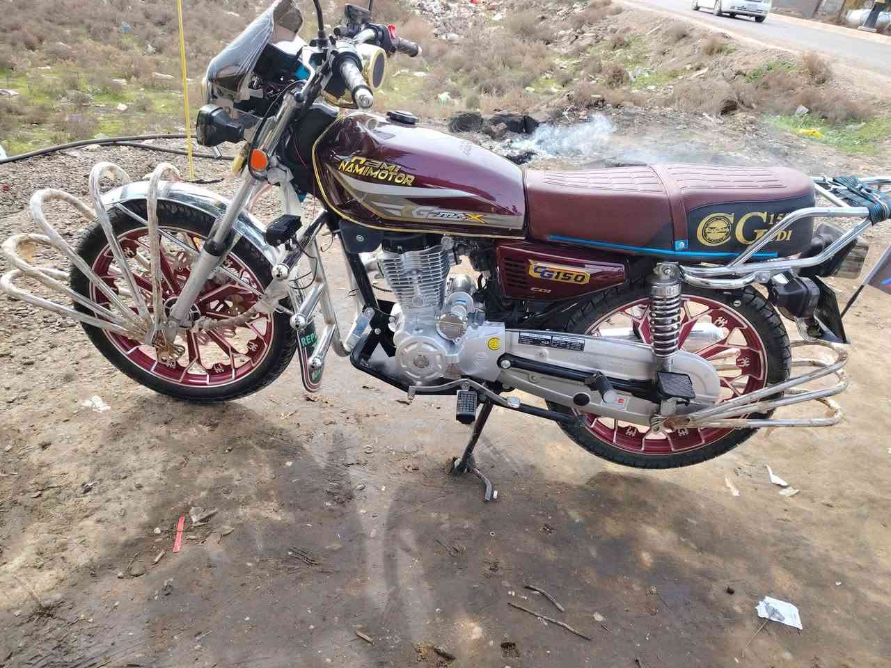 السلام عليكم موطور  لبيع     نامي برو موديل 2025ماشي شي قليل كلو شرط م الستفسار ***********السعر850
