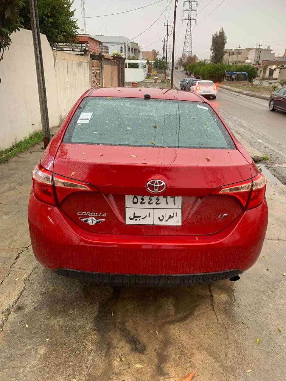 للبيع كورلا 2017 LE
ضرر قطعه وحدة جاملغ خلفي بدون دواخل
كير محرك بالشرط
سيارة جاهزة
سنوية منتهية
تحويل مباشر 
مكان كركوك
السعر 132$ وبيها مجال 
*********** Iran
