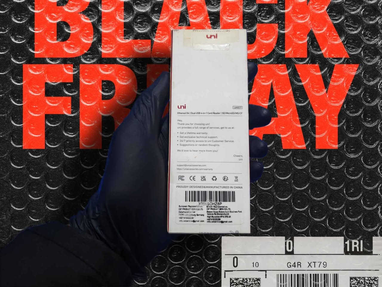 uni

LIA107

Ethereal D4 | Dual USB 4-in-1 Card Reader | SD/MicroSD/MS/CF

Hey,

Thank you for choosing uni!

uni provides a full range of services, get to us at:

Get a lifetime warranty.

Get exclusive technical support.

24/7 priority access to uni Customer Service.

Suggestions or random thoughts.

We'd love to hear more from you!
 يتوفر توصيل جميع محافظات العراق 🏍️ بغداد, العراق


**إذا كنت صاحب هذا الإعلان وتريد حذفه لأي سبب، رجاءا أرسل رسالة إلى الدعم الفني**