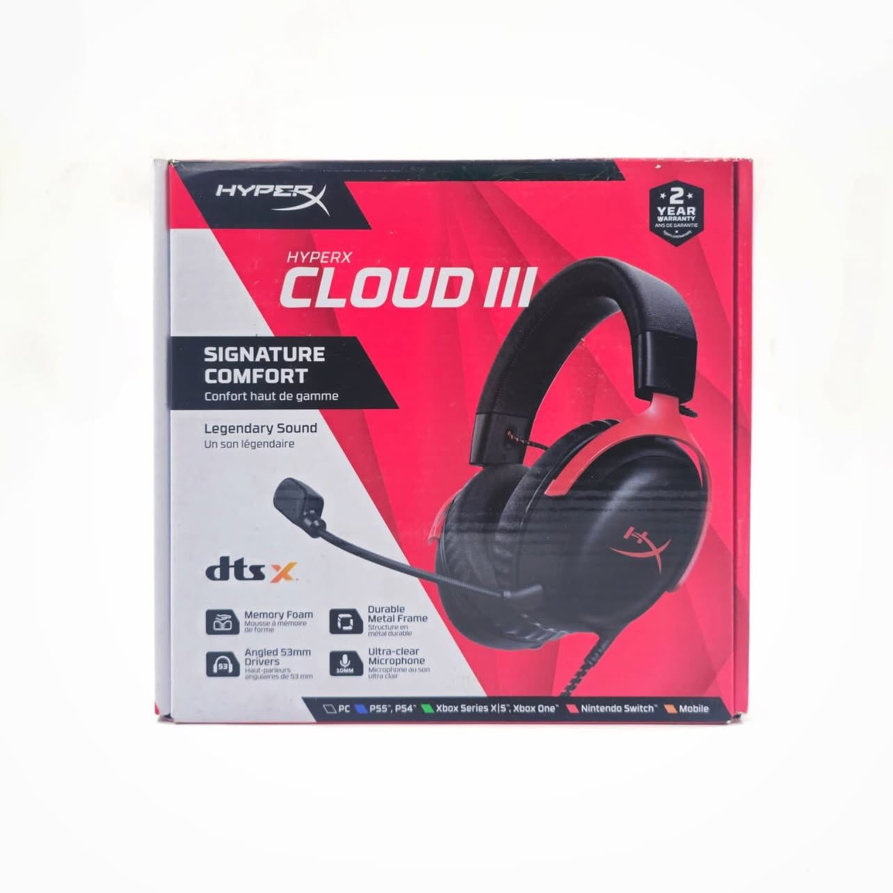 السعر : - 80 الف
كاملة الملحقات.
.Hyperx Cloud 3 - : الاسم -
USB Type-C & USB7.1 & AUX STEREO - : المدخل -
Xbox One & Xbox Series X/S & PC & - : الاستخدامات
PS4 & PS5 & MAC & Nintendo Switch & Mobile &
•Ipad
- ملاحظة : - فقط لاصق علبة السماعة مفتوحة (open box)
لكن السماعة وملحقاتها جديدة  .


**إذا كنت صاحب هذا الإعلان وتريد حذفه لأي سبب، رجاءا أرسل رسالة إلى الدعم الفني**
