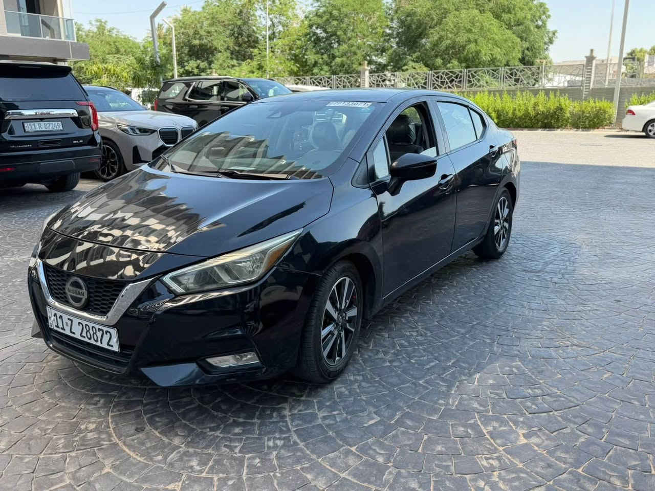 نيسان فيرسا 2021 sv
اللون اسود ماشيه ٦٥ الف ميل 
وارد امريكي خشم البنيد وجاملغ عكس السايق راجع بارد 
وبالعراق صاير بيهه باب السايق مصلح وجاملغ مبدل ومصبوغ 
رقم بغداد انكليزي باسمي 
صور الحادث والسونار بالمنشور
السعر 102 ورقه 
مكاني بغداد حي تونس 
***********
