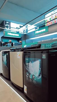 غسالة هايسنس • فتحة علوية • نظافة أكيدة