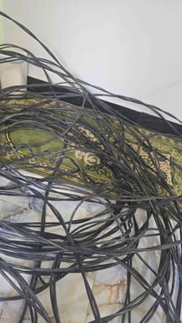 ضفيره خطين ام 35 تركي اصلي الطول 300 متر جديده ستخدام شهر للبيع 078074...