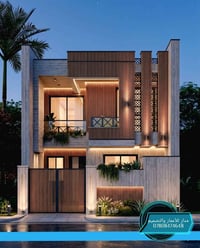 واجهة سكنية بتصميم Modern Contemporary✨✅ تجمع بين البساطة والفخامة باس...