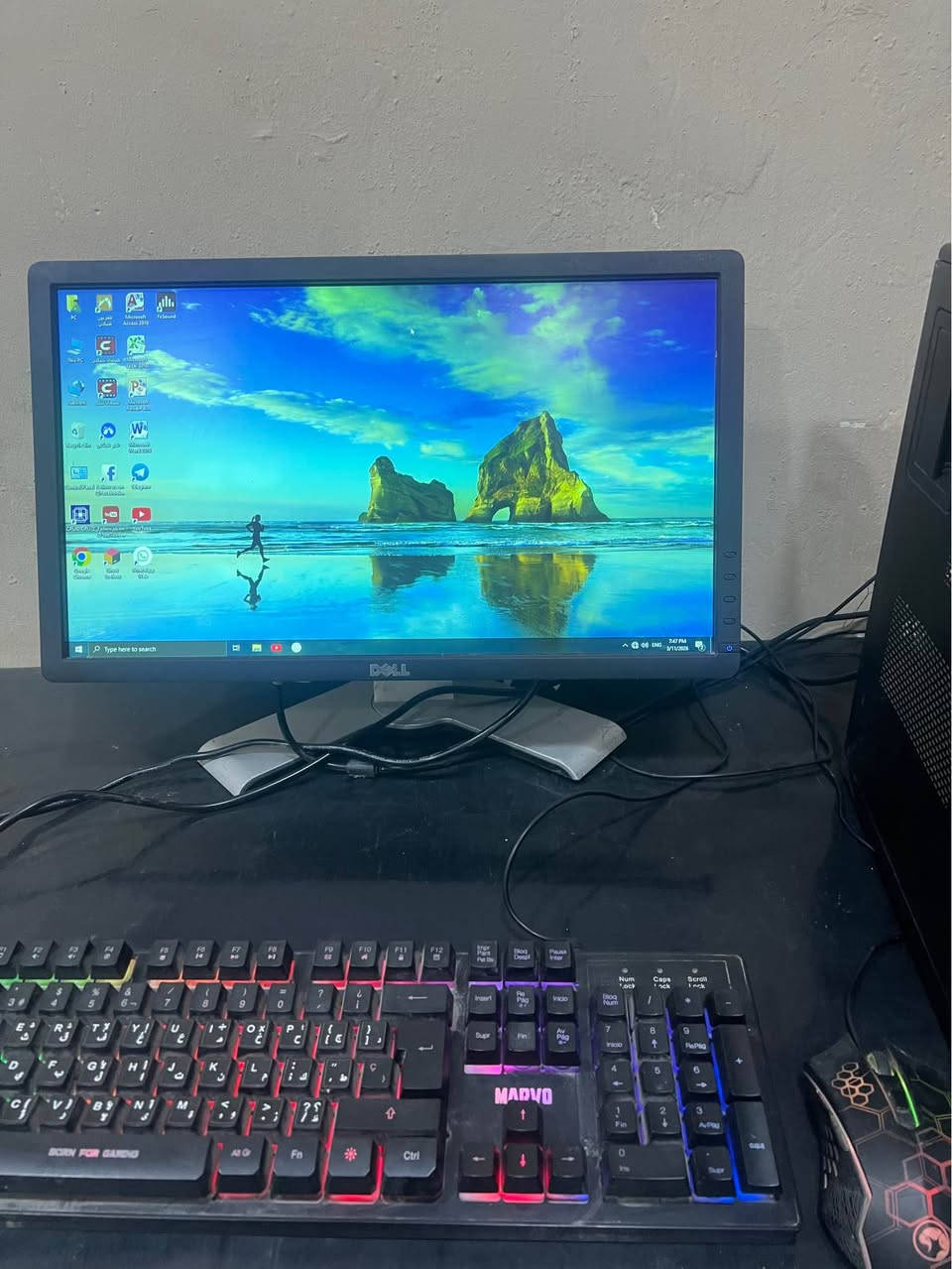 السلام عليكم 
حاسبة ديل pc 
تفيد للدراسة للتصفح و تشغل ألعاب بلي 2 السعر 150 الف و بيهة مجال 
التوصيل جميع المحافظات مجانا 
للاستفسار اكثر / راسلني واتساب *********** بغداد, العراق
