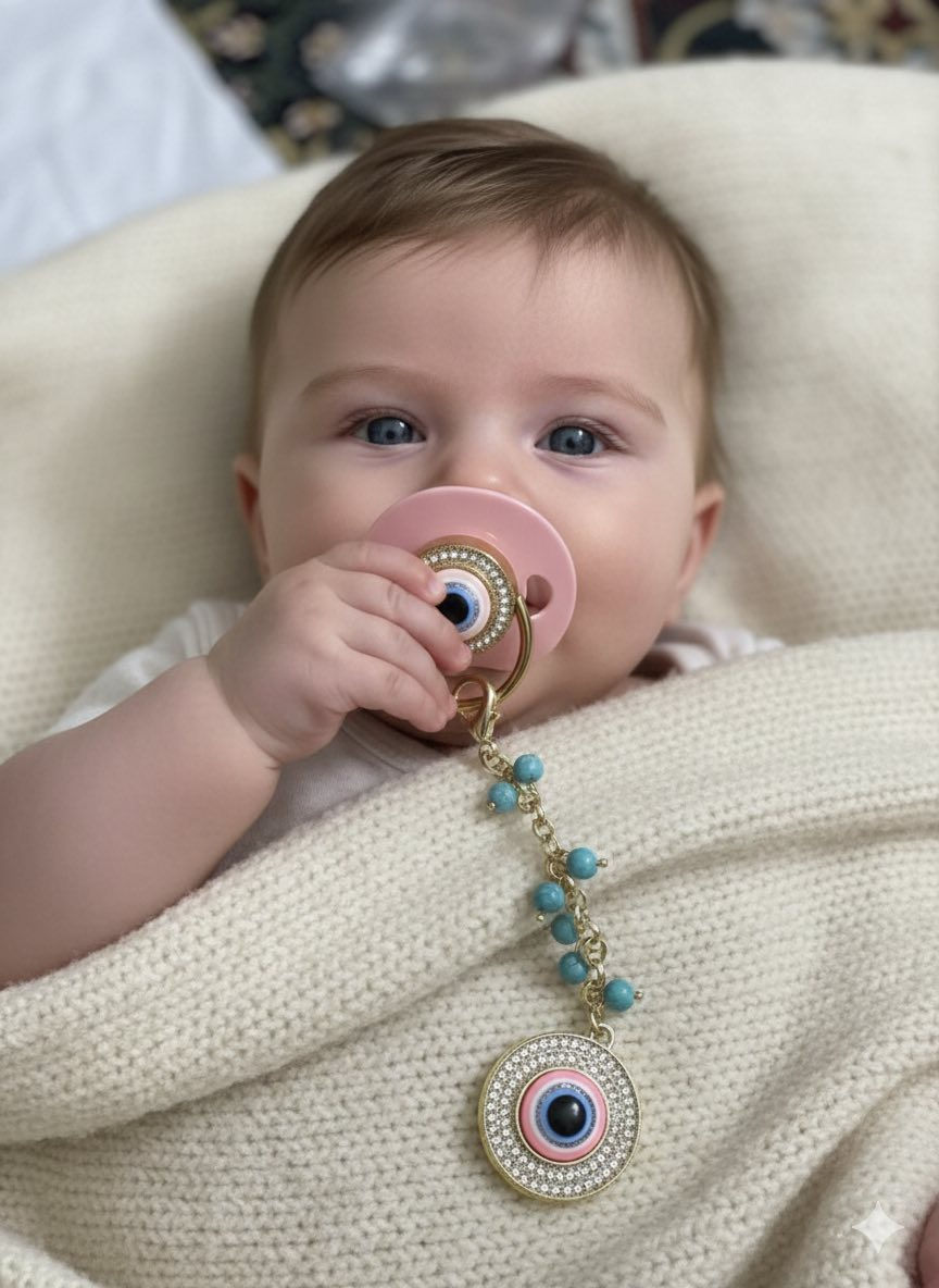 الخيار الأول: الطابع الملكي (للتميز والفخامة)
العنوان: لأميرك الصغير.. فخامة تليق بالبدايات! 👑
لأن طفلك يستحق الأجمل، قدمنا لكِ طقم "اللهاية الملكية" المصمم بدقة فائقة.
• اللهاية: بلون أزرق ملكي والوردي والابيض مرصعة بكريستالات براقة.
• التعليقة: مزيج ساحر من الأحجار الطبيعية ورموز "العين" التقليدية لحمايته بأناقة.
• التفاصيل: ميدالية الأقدام الذهبية التي تخلّد أجمل اللحظات.
✨ اجعلي إطلالة طفلك الأولى ذكرى لا تُنسى.
للطلب والاستفسار، تواصلوا معنا عبر الخاص. 📥


**إذا كنت صاحب هذا الإعلان وتريد حذفه لأي سبب، رجاءا أرسل رسالة إلى الدعم الفني**