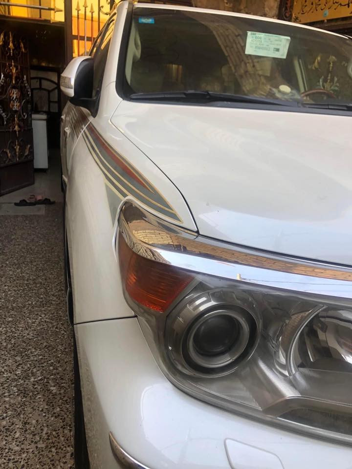 السلام عليكم
لاندكروز بريم

موديل :2014 
ماشية : 171 KM
المواصفات :
فتحة 
بصمه 
كشنات كهرباء 
كشنات جلد 
داخل بيجي 
تحكم ستيرن 
صاجات 
 3 قطع تبريد 
 7 راكب 
حساسات امامية + خلفية 
لايت زنون 
بلوجكتور 
زراك لايت 
لد امامي 
هوك سحب 
فور ويل 4x4

المكينة 6 ;4000 
مري شفط كهرباء 
اشاير بالمري 
دوسات 
ويل كب كروم 
نيكلات  
بصمة عدد 2 
(رقم بغداد )دولي 

ملاحظة:  السيارة بيها مكفوله ماعدا بارد في جاملغ الايمن اصبعين 
((السيارة جديدة جداً بدون اي نقص))

السعر : 415 وبيها مجال بسيط 

العنوان : بغداد 

للاستفسار
 ***********
