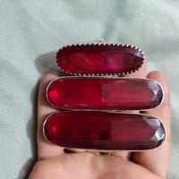 محابس ياقوت باريسي • فضة ٩٢٥ • كربلاء