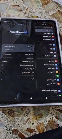 ايباد شاومي 6s برو اس مستخدم  ملحقات كامله شاحنه اصلي 120W ويه يشغل 12...
