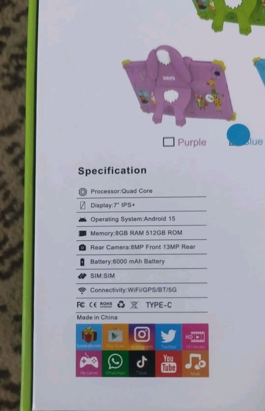 ايبادين للبيع جدد ما مستخدمين مواصفات حلوه سعر الواحد 75 يرهم للدراسه وتصفح والالعاب مكاني موصل ايسر حي النور
المواصفات
الذاكرة 512 رام 8
البطارية: 6000


**إذا كنت صاحب هذا الإعلان وتريد حذفه لأي سبب، رجاءا أرسل رسالة إلى الدعم الفني**