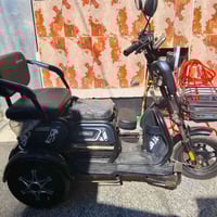 دراجه شحن للبيع دراجه نضيفه 5 بطاريات دبل بيه سوبايه اماميه و خلفيه لا...