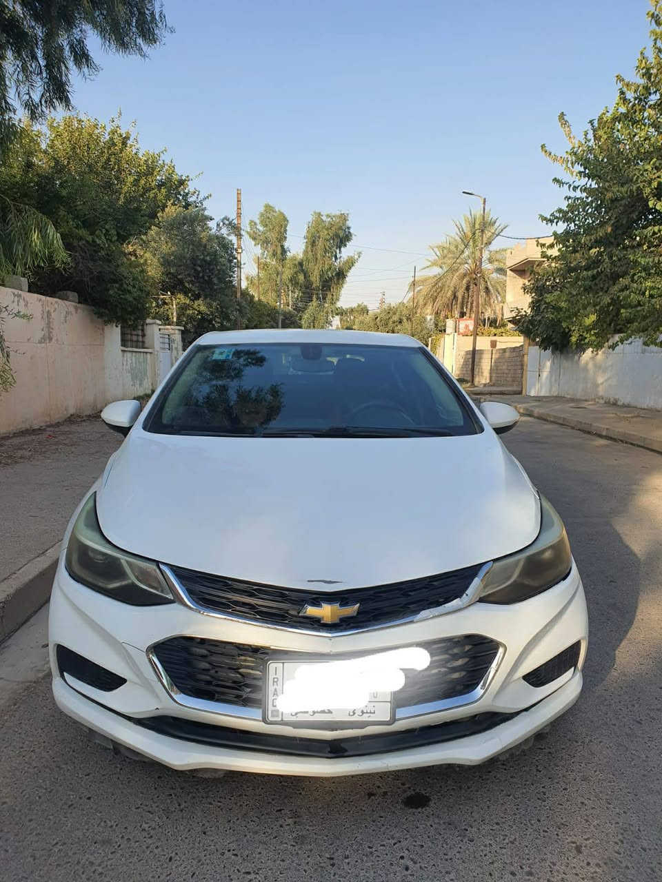 كروز  ٢٠١٨ لون ابيض رقم نينوى محرك وكير شرط ..التقرير  مرفق مع الصور، موصل الايسر.. السعر ٩٠ وبيها مجال للشراي.
***********
***********
