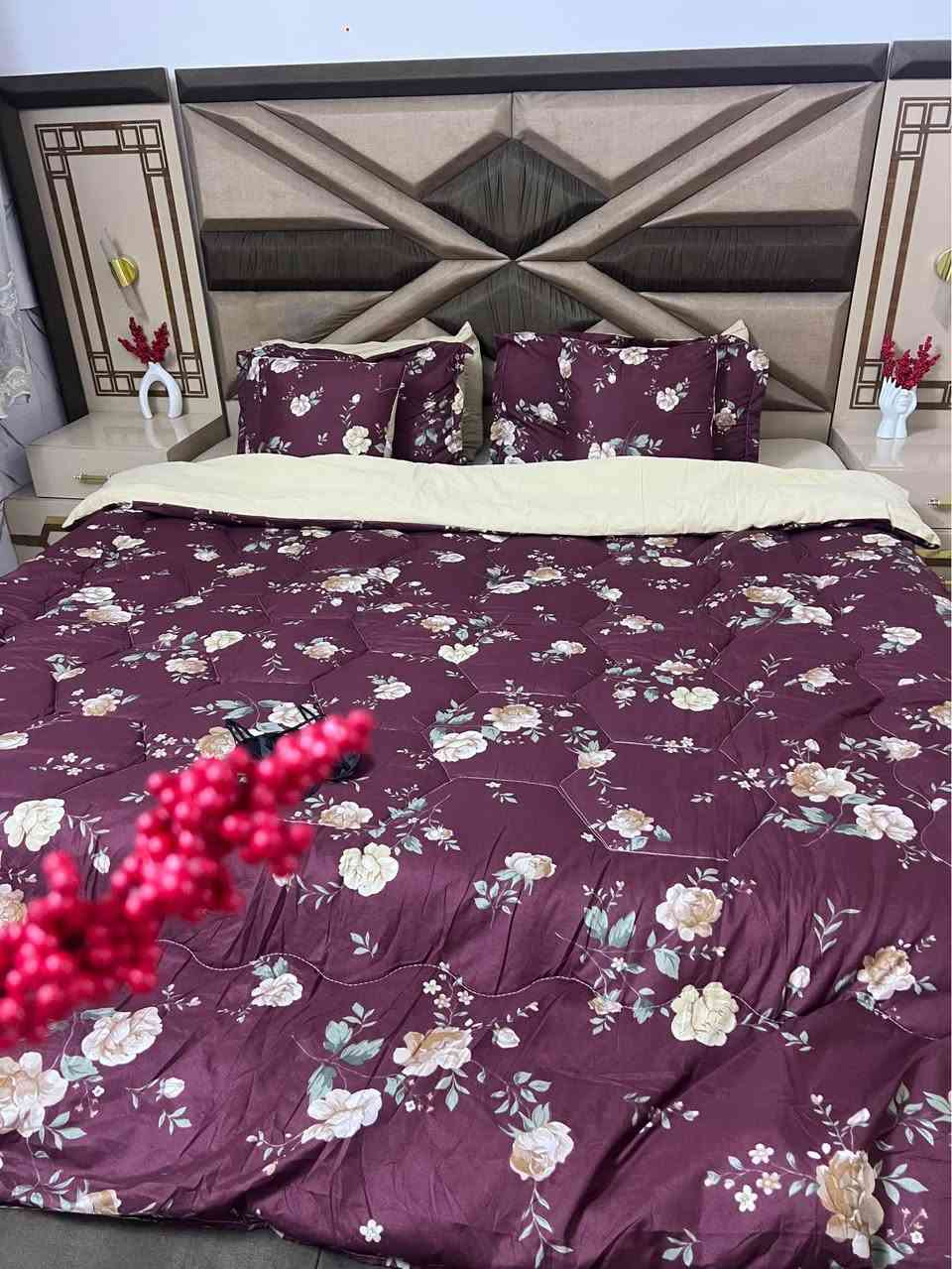 ✨ لحاف ملكي فاخر – 10 قطع كاملة ✨
مو بس لحاف… إحساس فخامة يغير شكل غرفتك 180 درجة 👑
تصميم راقي ✨
قماش ناعم ومريح 😍
ألوان ثابته وغسلها سهل 💎

📦 المجموعه تتكون من 10 قطع كامله حتى تصير غرفتك فندقيه ملكيه:
✔️ لحاف نفرين ثقيل ودافي
✔️ شرشف مطاطي
✔️ 4 أوجه وسائد
✔️ 2 وسادة حشوة
✔️ مخدتين ديكور
✔ بغداد, العراق


**إذا كنت صاحب هذا الإعلان وتريد حذفه لأي سبب، رجاءا أرسل رسالة إلى الدعم الفني**