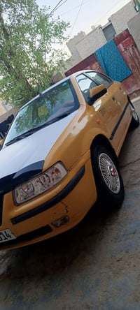 سمند مديل 2010. رقم بغداد نكليزي. تحويل مباشر مصفره وكامله محرك وكير ك...