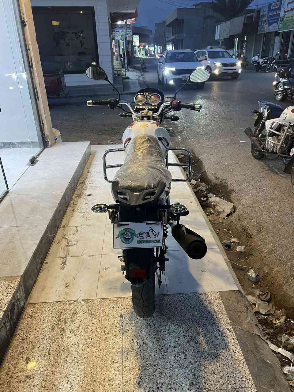 سلام عليكم ماطور سنكي للبيع موديل 2023  السعر 1350 وبي مجال قليل *********** كامل مكمل مع الاوراق
