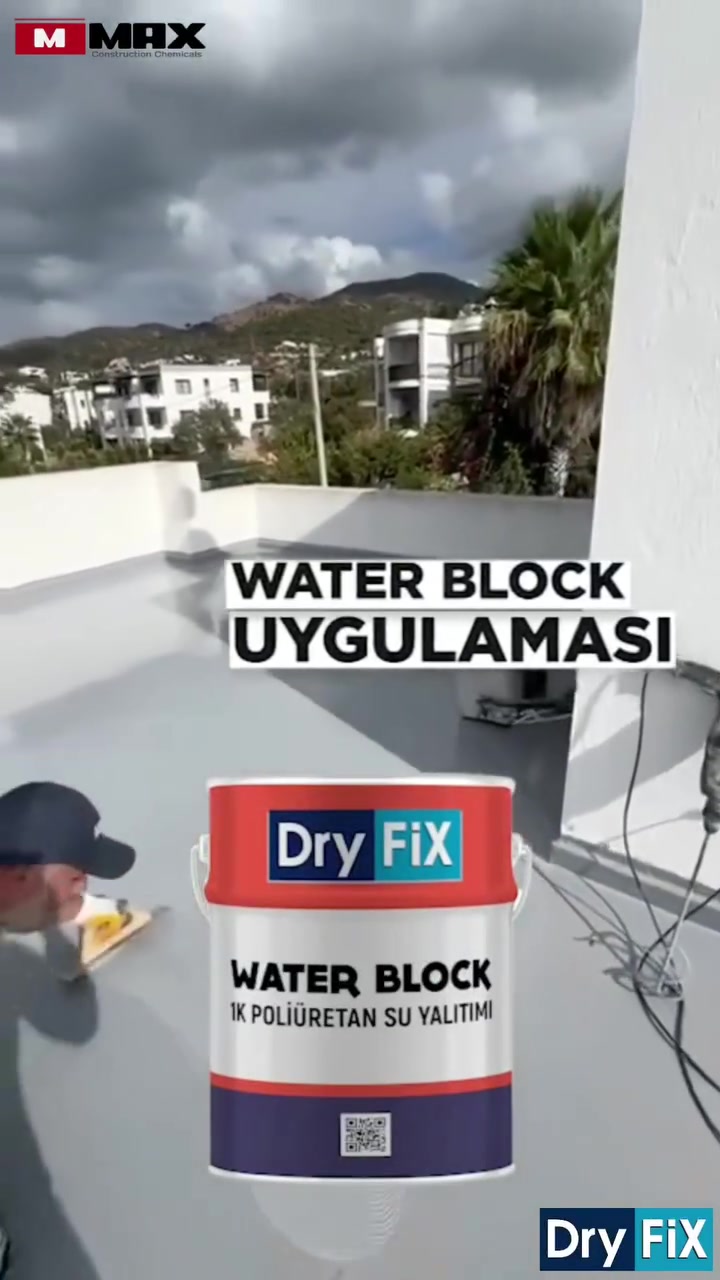 مانع رطوبة (Water Block)
مادة Dryfix Waterblock مانع رطوبة بولي يوريثان، يتميز بمرونة عالية والتصاق قوي على مختلف الأسطح.
مناسب لعزل الأسطح، الحمامات، الخزانات، وأماكن التعرض المباشر للماء ويُظهر مقاومة ممتازة للأشعة فوق البنفسجية، درجات الحرارة المنخفضة، .
خالي من المذيبات، غير قابل للاشتعال، وصديق للبيئة. 

-------------------
Dryfix Waterblock is a single-component, polyurethane-based waterproofing system that offers high flexibility and strong adhesion to various surfaces.
Suitable for waterproofing roofs, bathrooms, tanks, and areas exposed to direct water., it exhibits excellent resistance to UV rays, low temperatures, and humidity.
Solvent-free, non-flammable, and environmentally friendly. 

شركة ماكس الوكيل الحصري في العراق /زاخو
للتواصل ***********
#مواد_إنشائية #الإنشاءات_الكيميائية #مانع_رطوبة
