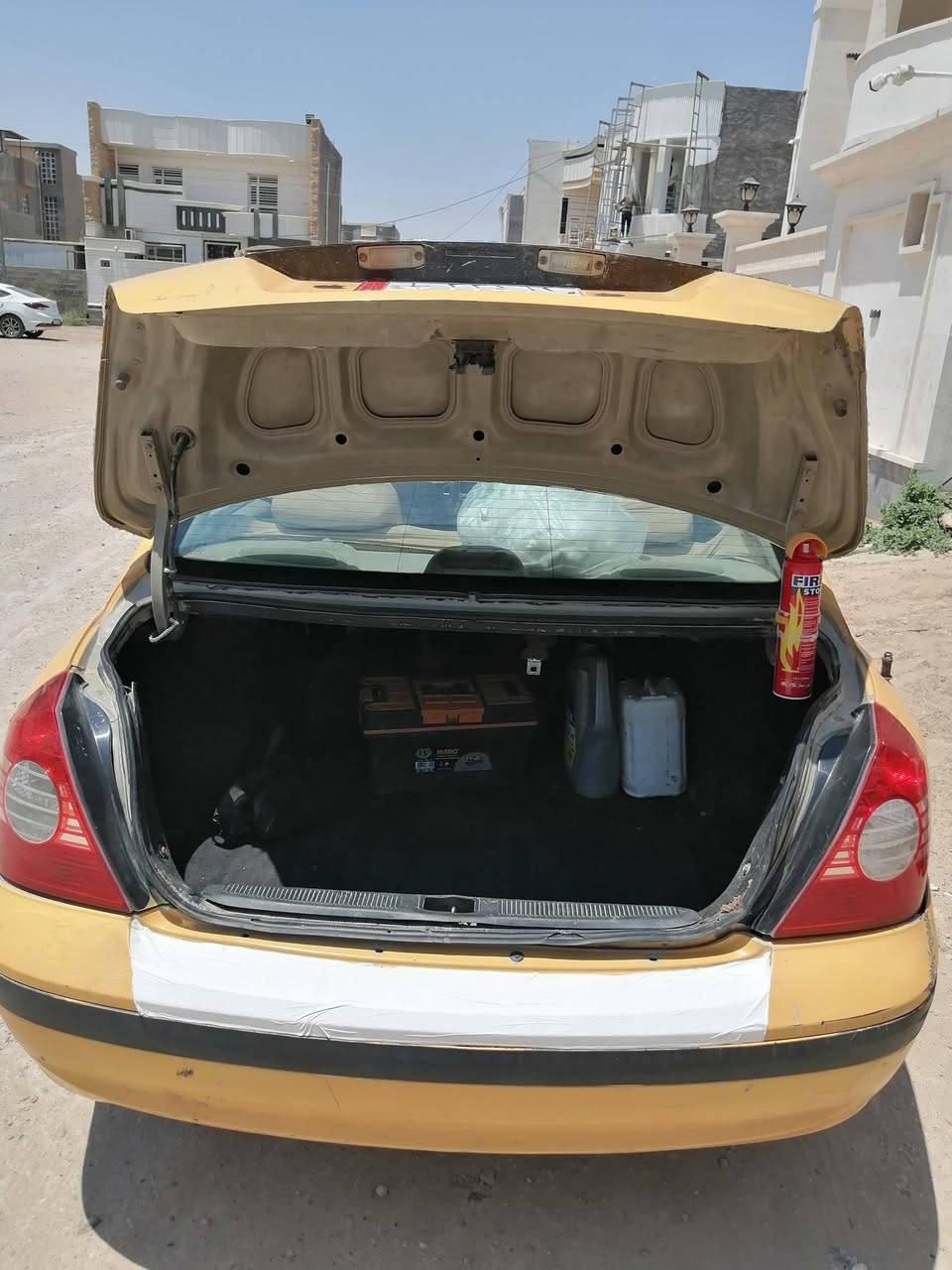 للبيع النترا 2006 رقم بغداد تكسي مصفره غرامات وهيئه للبيع او مراوس بخصوصي بيها نقص فقط يرادلها مشط ودبلات زوج امامي 
للأستفسار.. ***********
