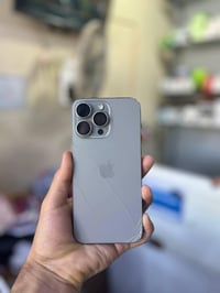 ايفون 15 برو ماكس ماستر جهاز غير داخل صيانه وتر جهاز نظيف بطاريه 86 ذا...