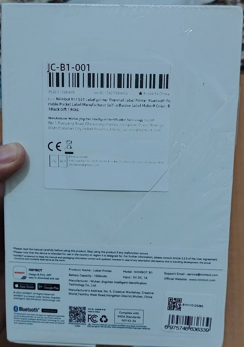 طابعة حرارية بلوتوث ماركة معروفه جديده لوك السعر ١٥ الف سعر نهائي مع رولة ورق واحدة


**إذا كنت صاحب هذا الإعلان وتريد حذفه لأي سبب، رجاءا أرسل رسالة إلى الدعم الفني**