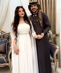 فساتين خطوبة أو مهر أو سبعة للبيع  ثنينهن بسعر مناسب ب 75 الف  مستعجلي...