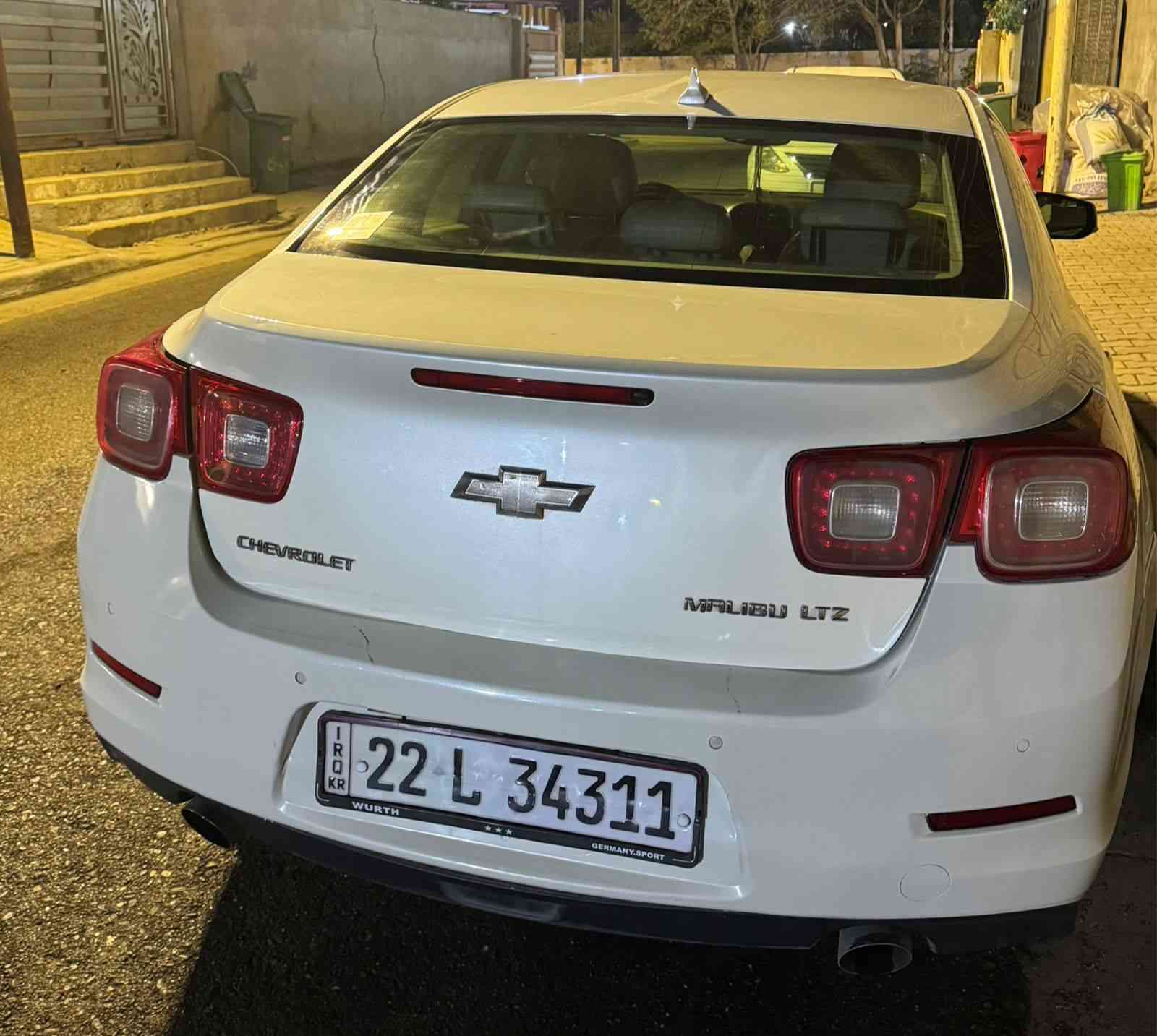 ماليبو خليجي فول مواصفات بيها بس دعاميات صبغ وجنطه ب سالوجه اثر شخوط 
2013
السياره مرقمه كامله اربيل 
تريد وكاله تربد تحويل من صبح
بيها منضومة غاز دوش مكينه 2400
اعله مواصفات فتحه اشاير 
شاشه تدفئه تبريد 
حداديه كلشي بيها كفاله للاستفسار 
*********** بغداد, العراق
