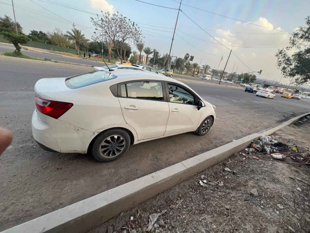 كيه ريو ماشيه 173 سياره نضيفه جدا تبريد شغال رقم بغداد جديد صدر جديد مكان غزاليه سعر 80 وتصال ***********
