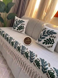 فرش الركنة • كتان هاند ميد • كوشن ٤٥×٤٥
