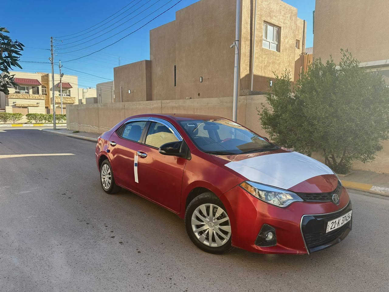 السلام عليكم….
للبيع بسعر مناسب جدا 107$ اعتذر عن الاقساط والوعده
تويوتا كورلا 2016 S وارد امريكي لون ماروني (دم الغزال) رقم سليمانية انكليزي (21) سنوية جديدةً لغايه 2030 هزة جديدة شرط التحويل….
سيارة بيها صبغ مكانات ابيع صبغ احزام … شرط قماره وتكم بدون صبغ….بدون دواخل بدون ايرباك… رقم الشاصي مرفق مع الصور…
سياره جاهزه بدون اي نقص….
محرك 4/1800 سلندر ……السياره ماشيه 139…محرك مامفتوح…
شرط محرك وكير وصدر وكهربائيات وتبريد وتدفئة وتخم تاير سيارة جاهزة من كلشي….
مواصفات S معروفة مواصفات الS مايحتاج اذكرها…
العنوان/ صلاح الدين / تكريت/ القادسية…..
السعر 107$ اعتذر عن الاقساط والوعدة ….
للاستفسار ***********
***********
