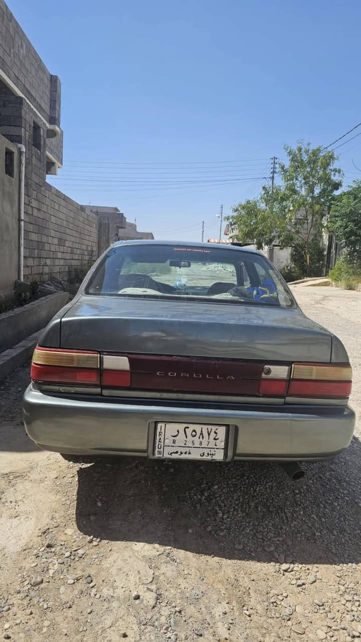 سياره كورلا 93
كابون بيها 
سنويا 2029
كير محرك شرط 
صبغ عام اثر تقحيل 
تايرات جديد 
رقم الهاتف ***********بيها واتساب
