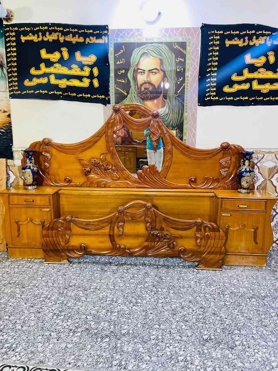 لعشاق الانتيكا  🔥👌  سعر مليون و50
غرفه صاج ٦ ابواب نادر عملها ماكو اختها بسوك 
شغل وعمل ونجاره درجه  شغل كله بورمي 💯💯مغطى بالزان المصري 💯💯
غرفه جدا انيقه وراقيه🔥🌟
عنوان بغداد مدينه الصدر 💥
توصيل موجود 🚛🚛
واتساب ***********
