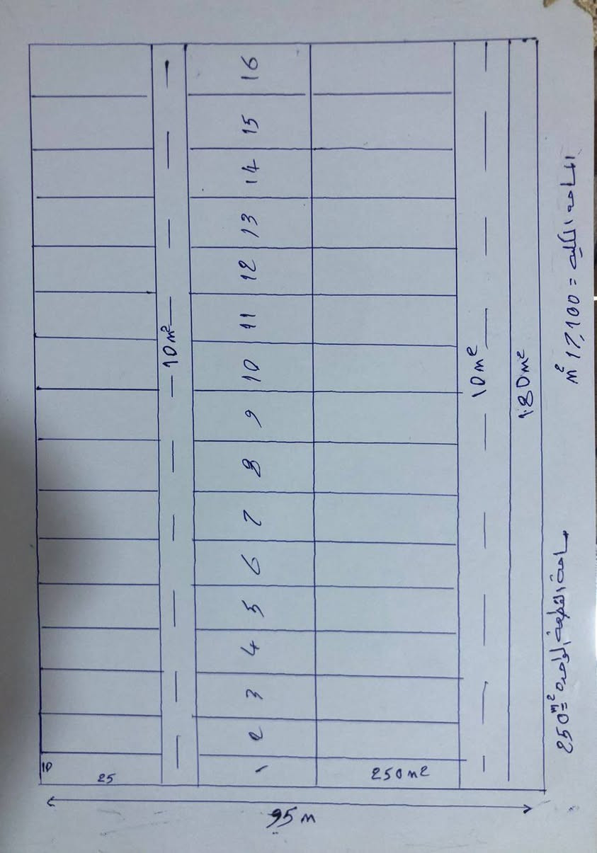 سلام عليكم يوجد قطع اراضي لبيع مساحه القطعه لواحده 250 موقع مميز خلف كتله تقدم بتجاه الطريق السريع الأرض+ماء _ وكهرباء واصله  سعر المتر 75 وبي مجال بسيط التواصل خاص واتساب *********** للعلم الأرض طابو زراعي بأسمي تحويل مباشر
