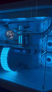 تجميعه فقط كيس للبيم فول وايت RTX 5070 3fan zotac كارت الشاشه المذر بو...