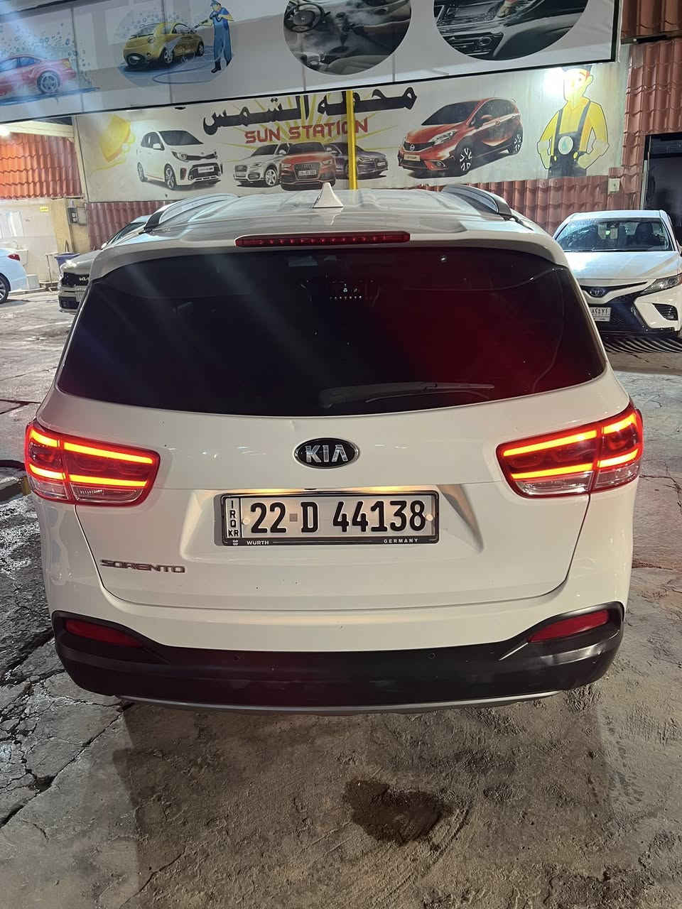 السلام عليكم
سورنتو خليجي ١٨ محرك ٤
كفاله عامه وضع الشركه 
ماشيه ١١٠
مكان فلوجه 
فووول عدا الفتحه 
سونار موجود 
السعر ١٩٢
***********
