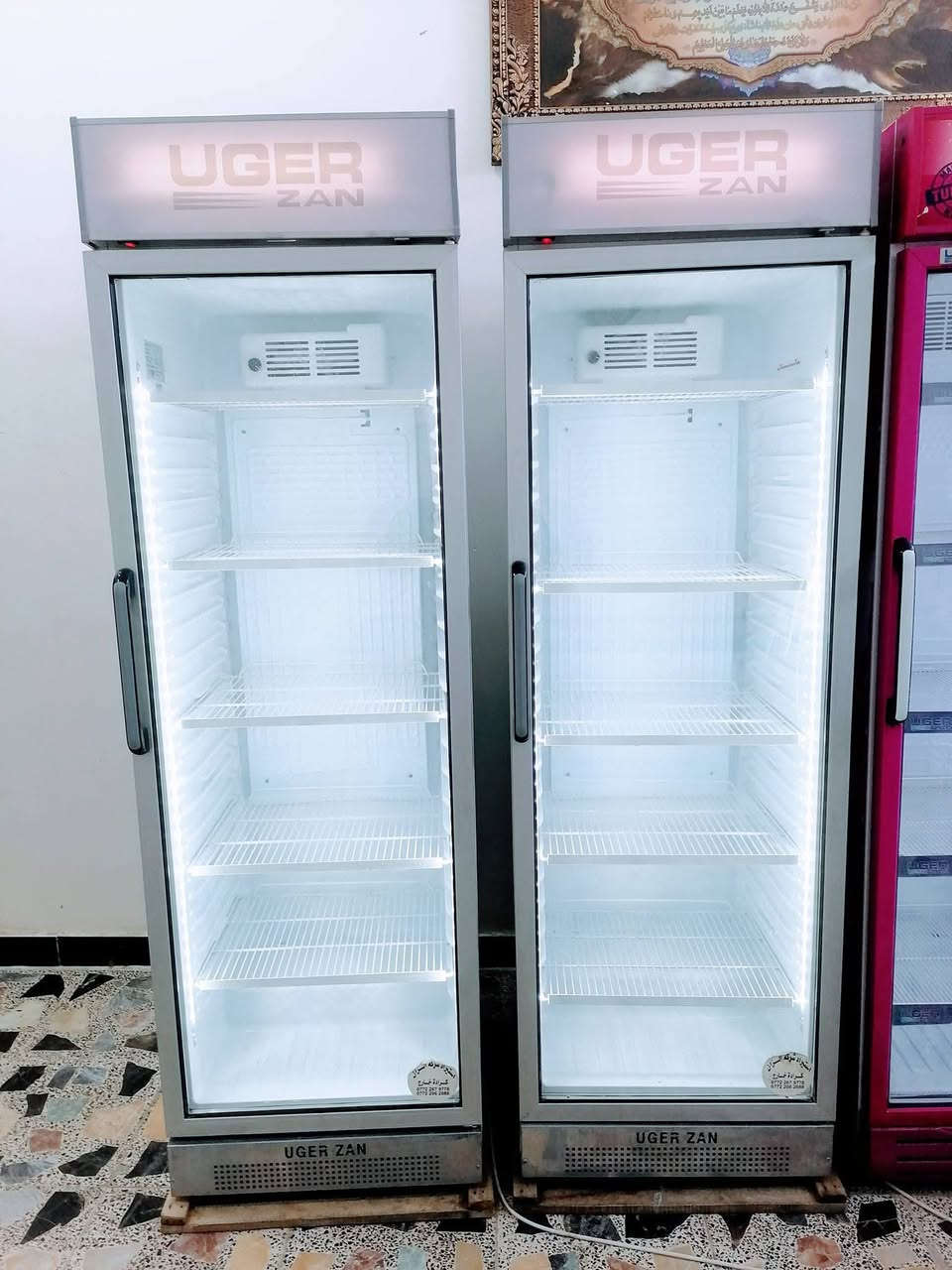 عارضات للبيع عدد 5 اخوات نفس الشكل ايكور الاصلي مامصلحات نضافة 100/100 تبريد فول+ مجمدات عدد 2 اخوات حجم 16 قدم +مجمدة حجم 20 قدم مامصلحات مكاني بغداد مدينة الصدر للاستفسار الاتصال على الرقم التالي ***********
