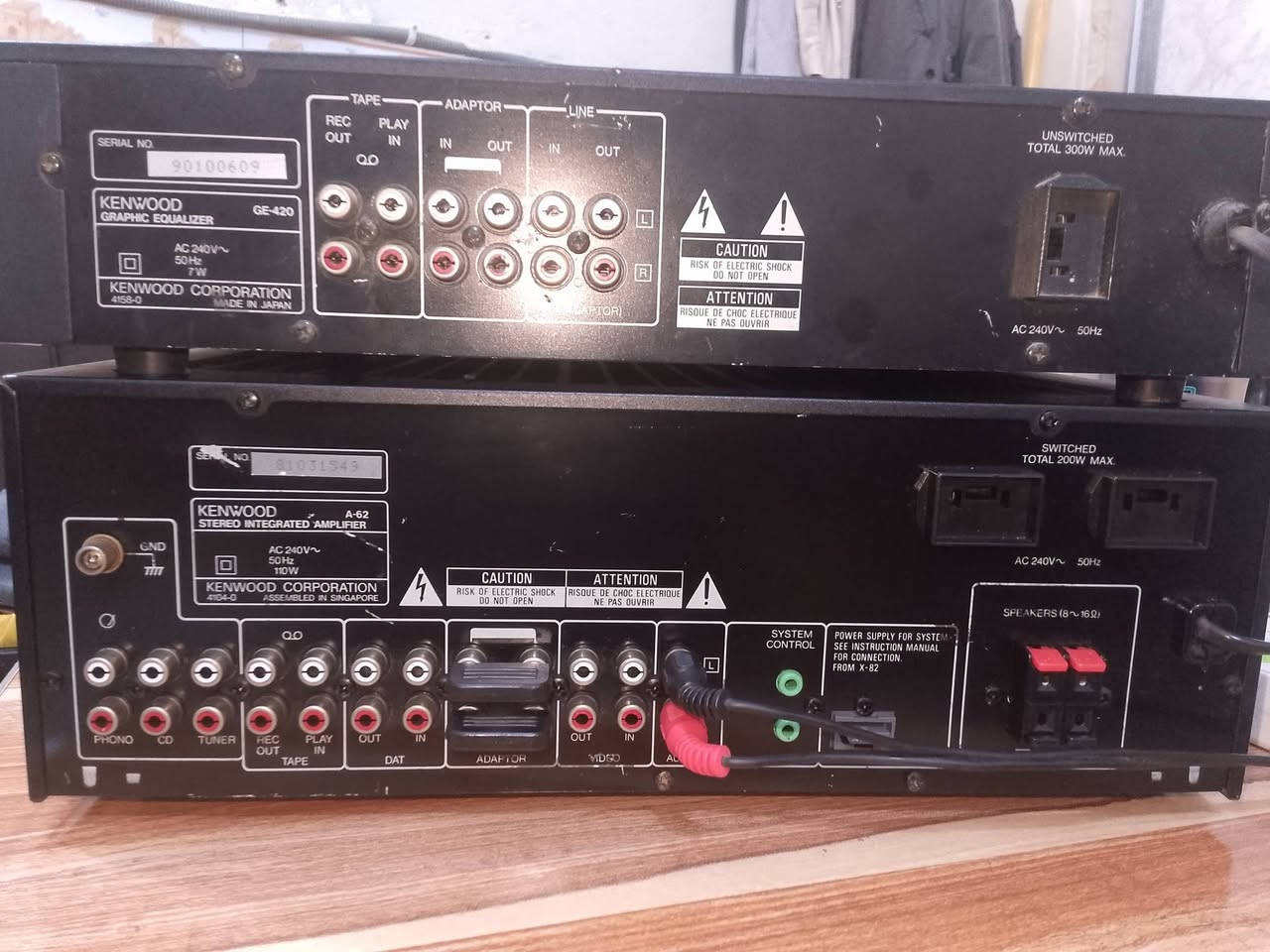 السلام عليكم من رخصت جناب الادمن مكبر صوت قوي مع كوايلايزر من شركة كنوود حجم كبير عملا ق نظافه 100 بال100 صوت ضخم وجدا نقي ياباني المنشأ 220 فولط لم يدخل تصليح لاستفسار .بصره القبله منطقة ال4 تالاف مقابل المدرسه الايرانيه نقال *********** يوجد وات ساب او *********** السعر النهائي 150 الف ...
